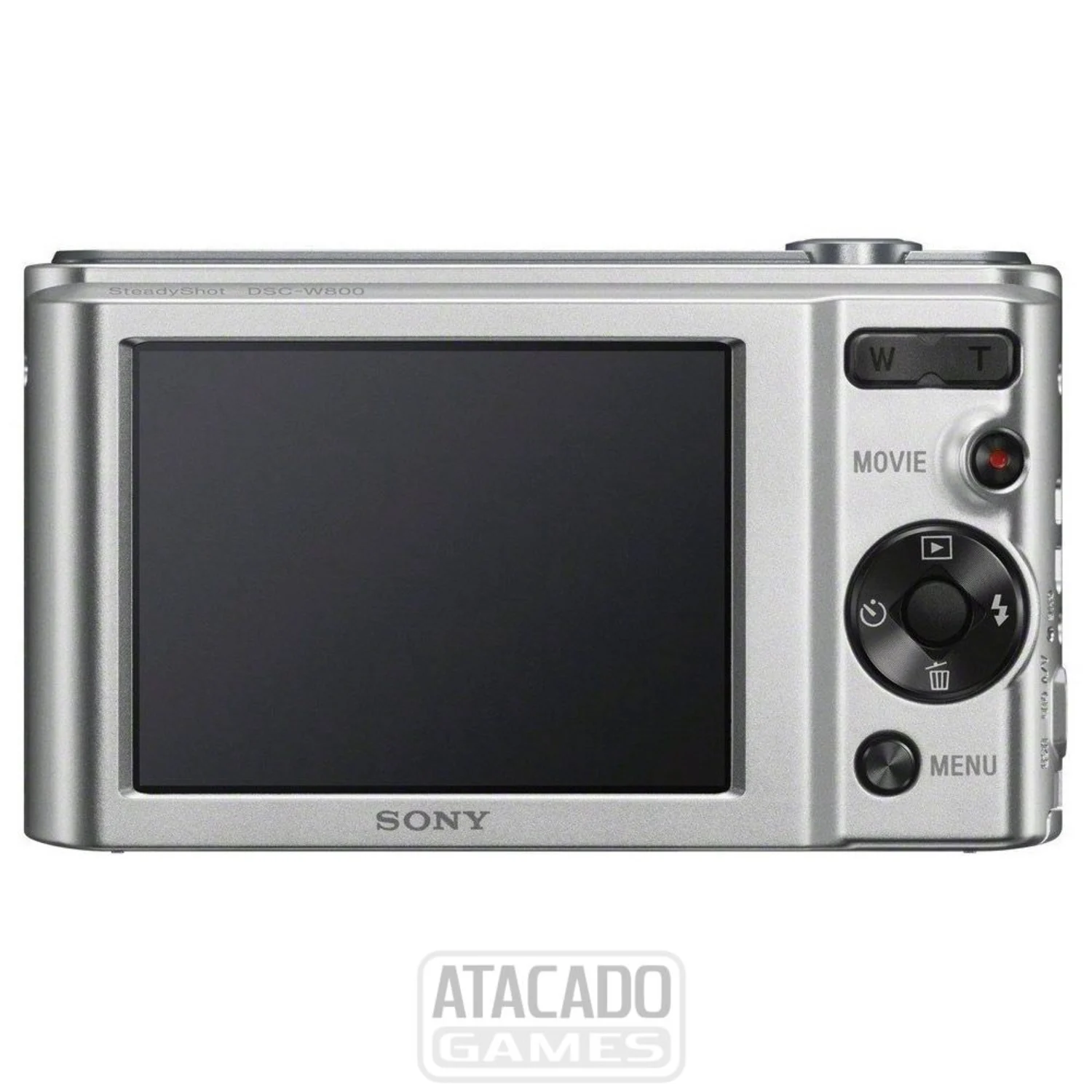 Câmera Sony DSC-W800 20mp / Zoom 5x / HD - Prata