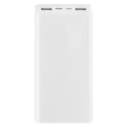 Carregador Portátil Xiaomi Mi Power Bank 3 20000 mAh / 18w - Branco (PLM18ZM)
