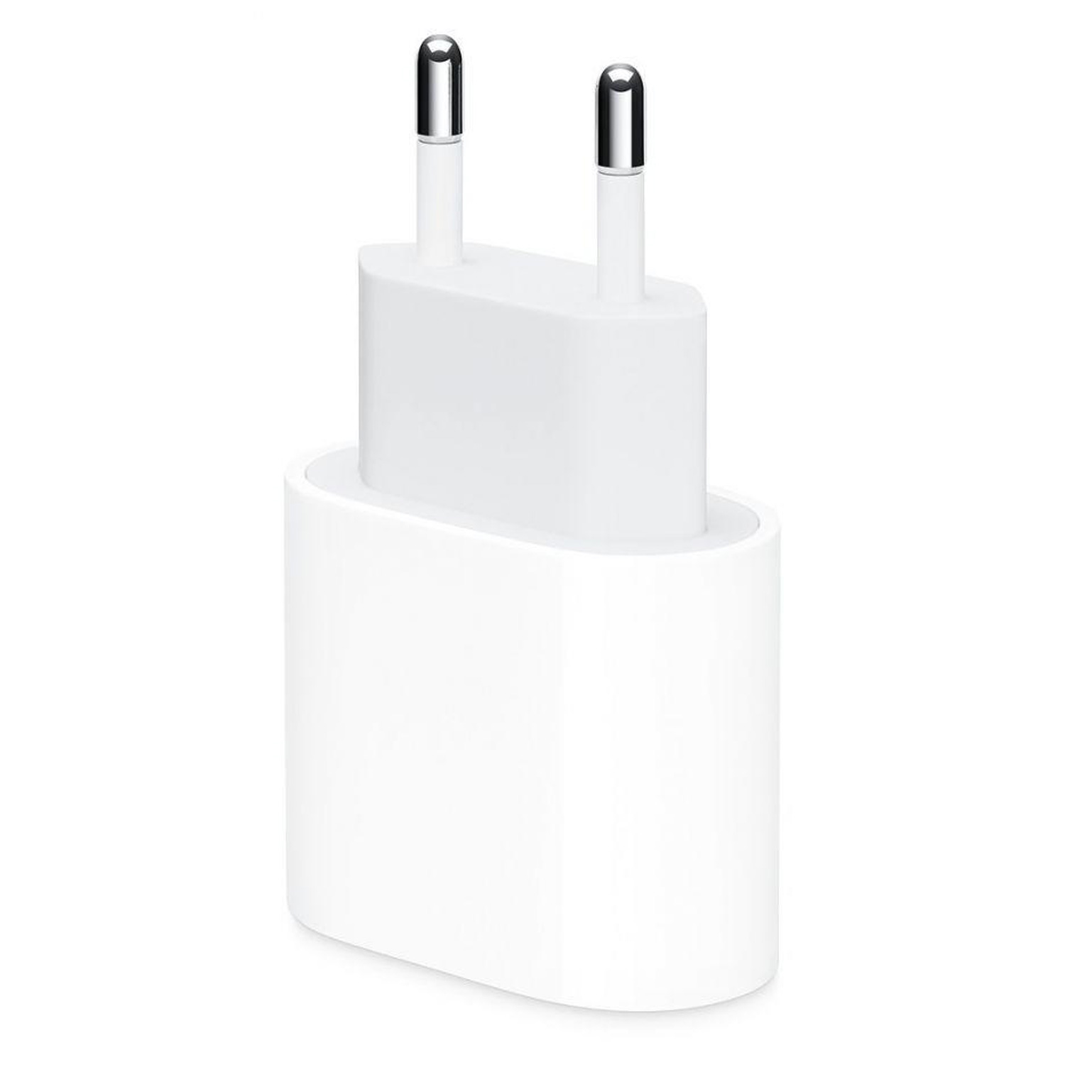 Carregador Apple USB-C + Cabo USB-C para Lightning iPhone 12 /13 / 14 MU7V2ZM/A 20W - Branco