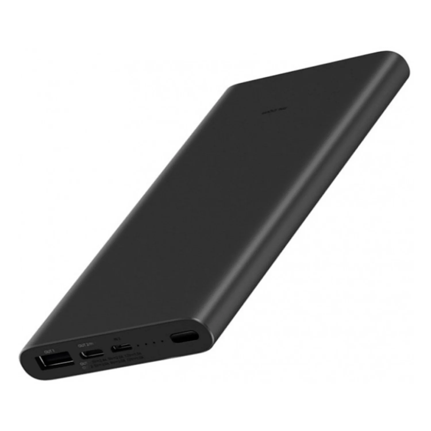 Carregador Portátil Xiaomi USB Mi Power Bank 3 PLM13ZM VXN4260 10.000MAH - Preto