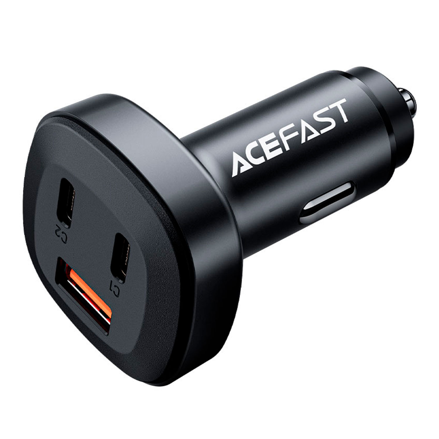 Carregador Veicular Acefast B3 66W Dual Port USB-A + Type-C - Preto
