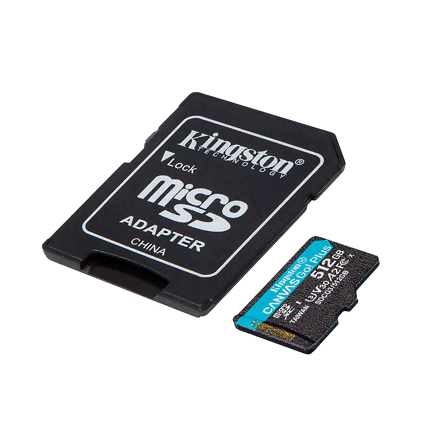 Cartão de Memória Micro SD Kingston Canvas Go Plus 512GB 170MBS / 90MBS - (SDCG3/512GB)