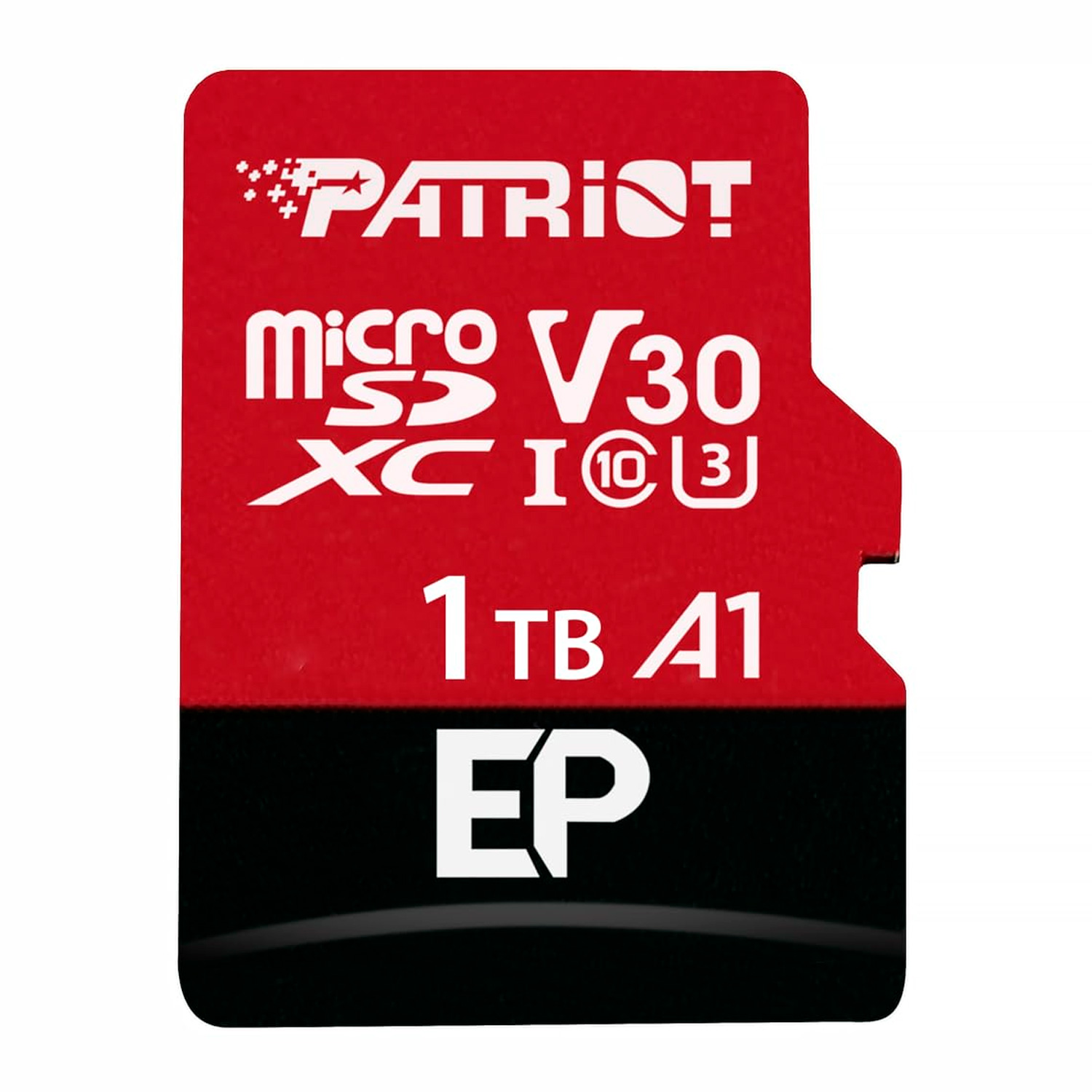 Cartão de Memória Micro SD Patriot A1 V30 1TB 90Mbs - PEF1TBEP31MCX