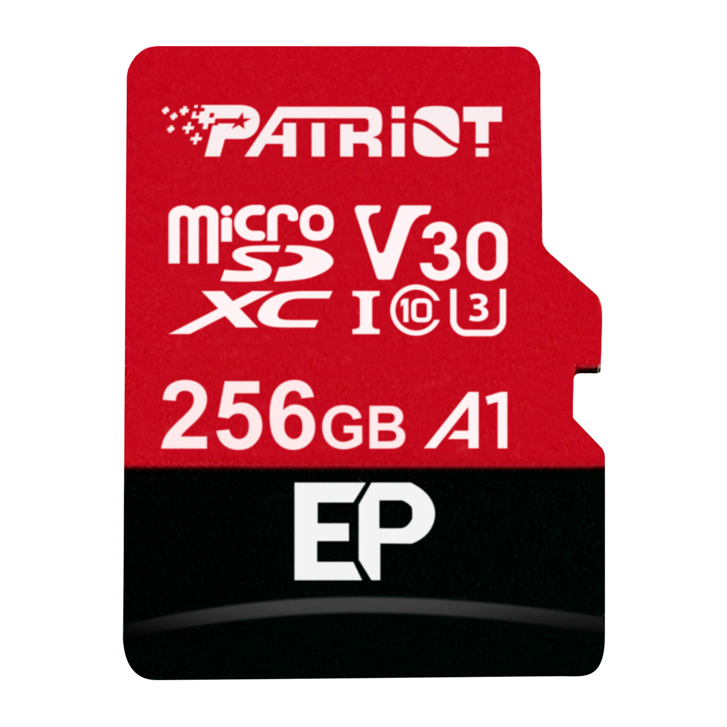 Cartão de Memória Micro SD Patriot A1 V30 256GB 100Mbs - PEF256GEP31MCX