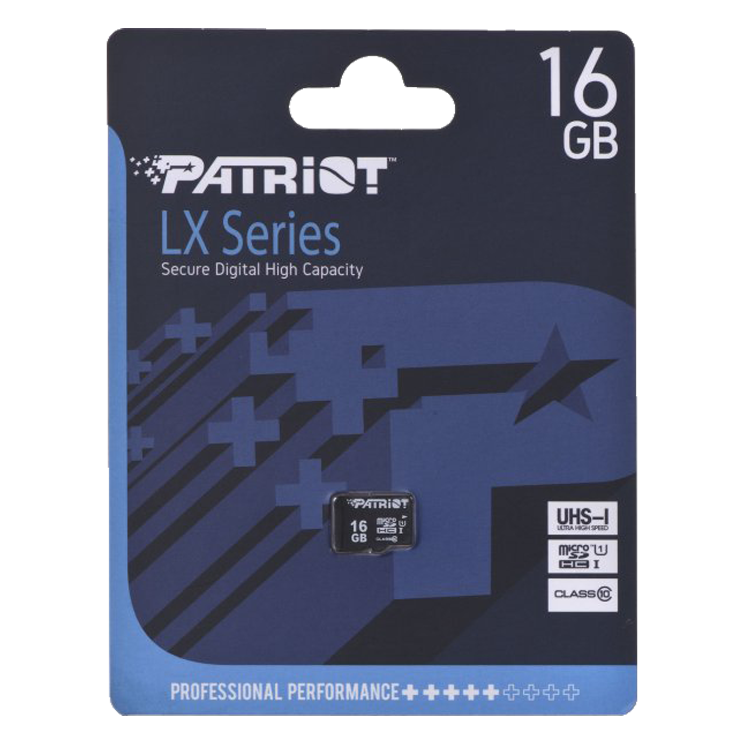 Cartão de Memória Micro SD Patriot LX Series 16GB / C10 / U1 / SDHC - (PSF16GMDC10)
