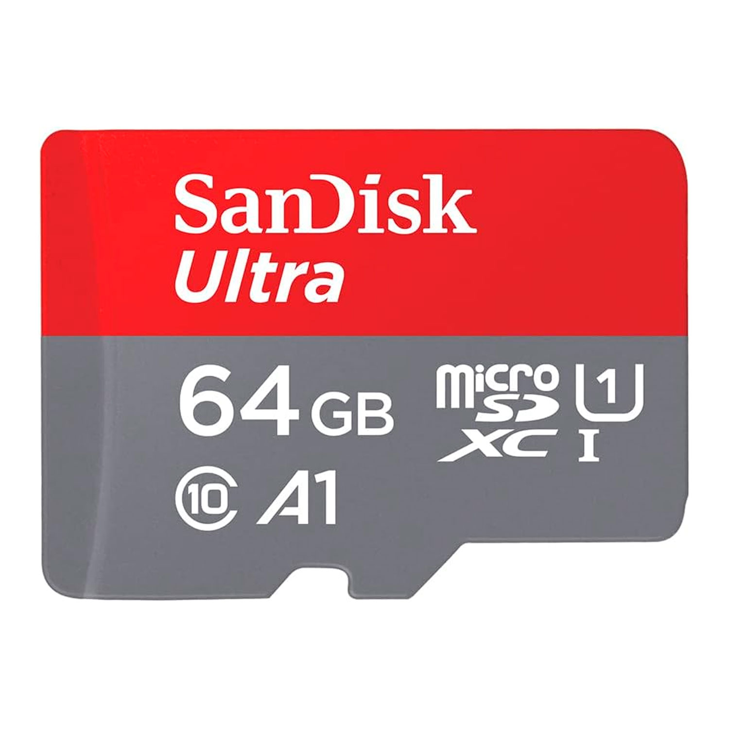 Cartão de Memória Micro SD Sandisk 64GB / C10 / 140MBS / 2X1 - (SDSQUAB-64G-GN6MA)