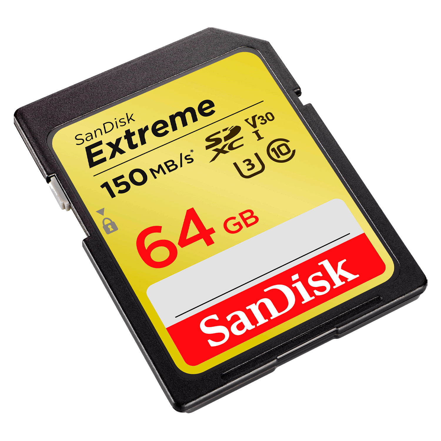 Cartão de Memória Micro SD Sandisk Extreme U3 64GB / 150MB/s / C10 - (SDSDXV6-064G-GNCIN)