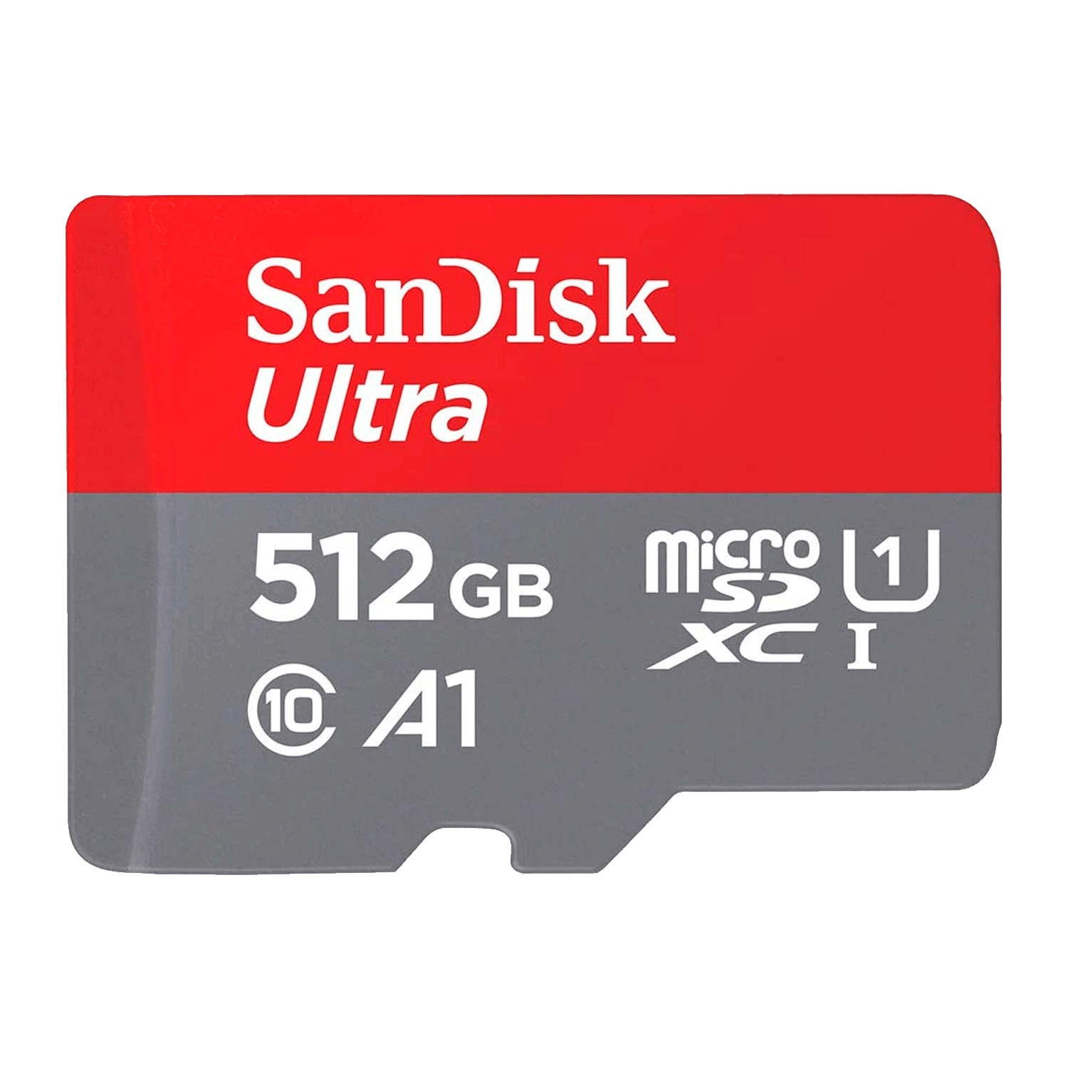 Cartão de Memória Micro SD Sandisk Ultra 512GB / C10 / 150MBS / 2X1 - (SDSQUAC-512G-GN6MA)