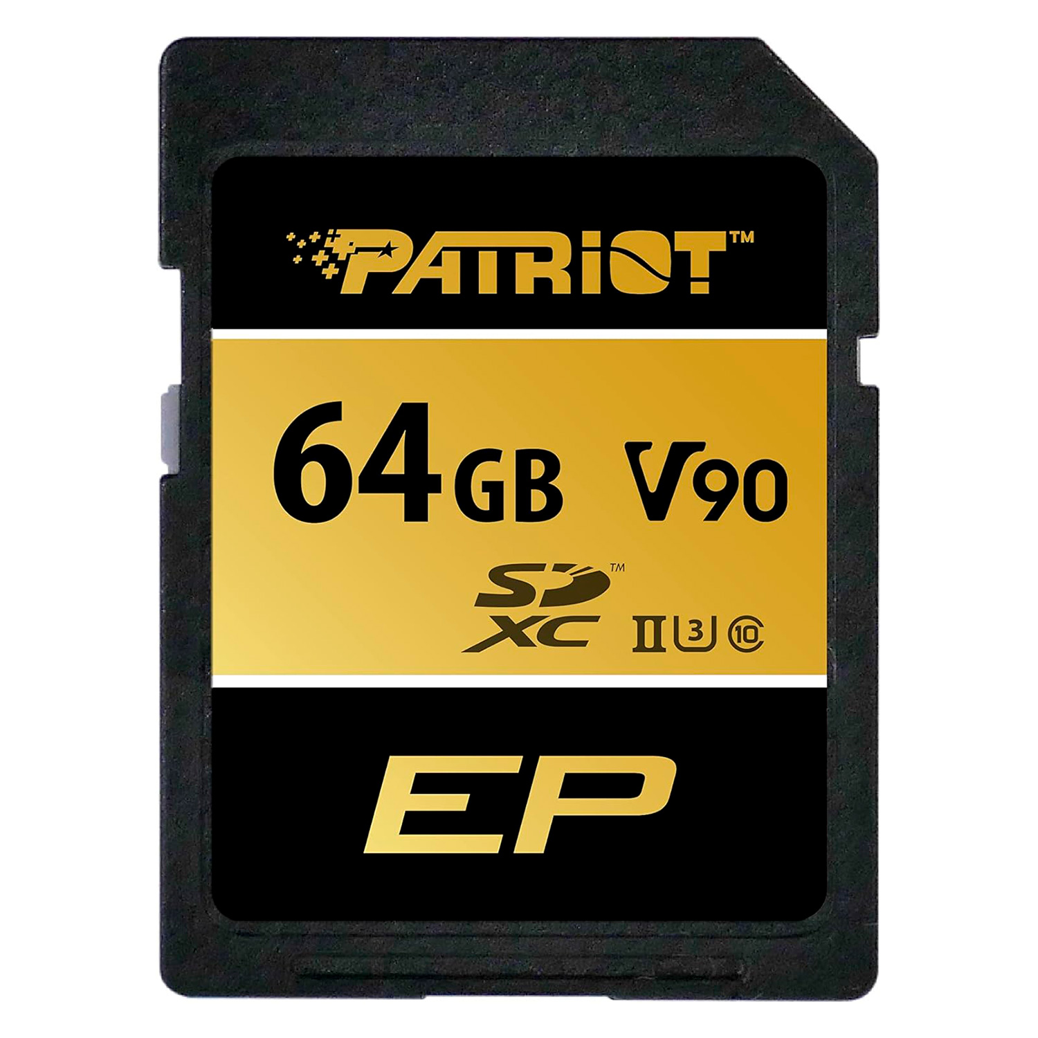 Cartão de Memória SD Patriot V90 64GB 300Mbs - PEF64GEP92SDX