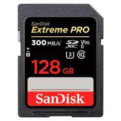 Cartão de Memória SD Sandisk Extreme Pro 128GB 300Mbs - SDSDXDK-128G-GN4IN