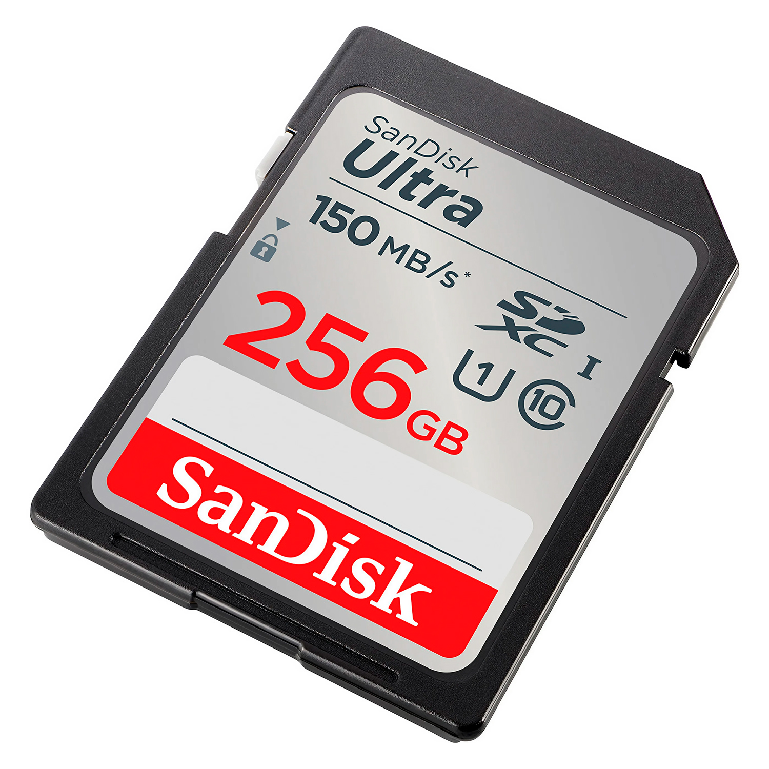 Cartão de Memória SD Sandisk Ultra 256GB 150MBS C10 - SDSDUNC-256G-GN6IN