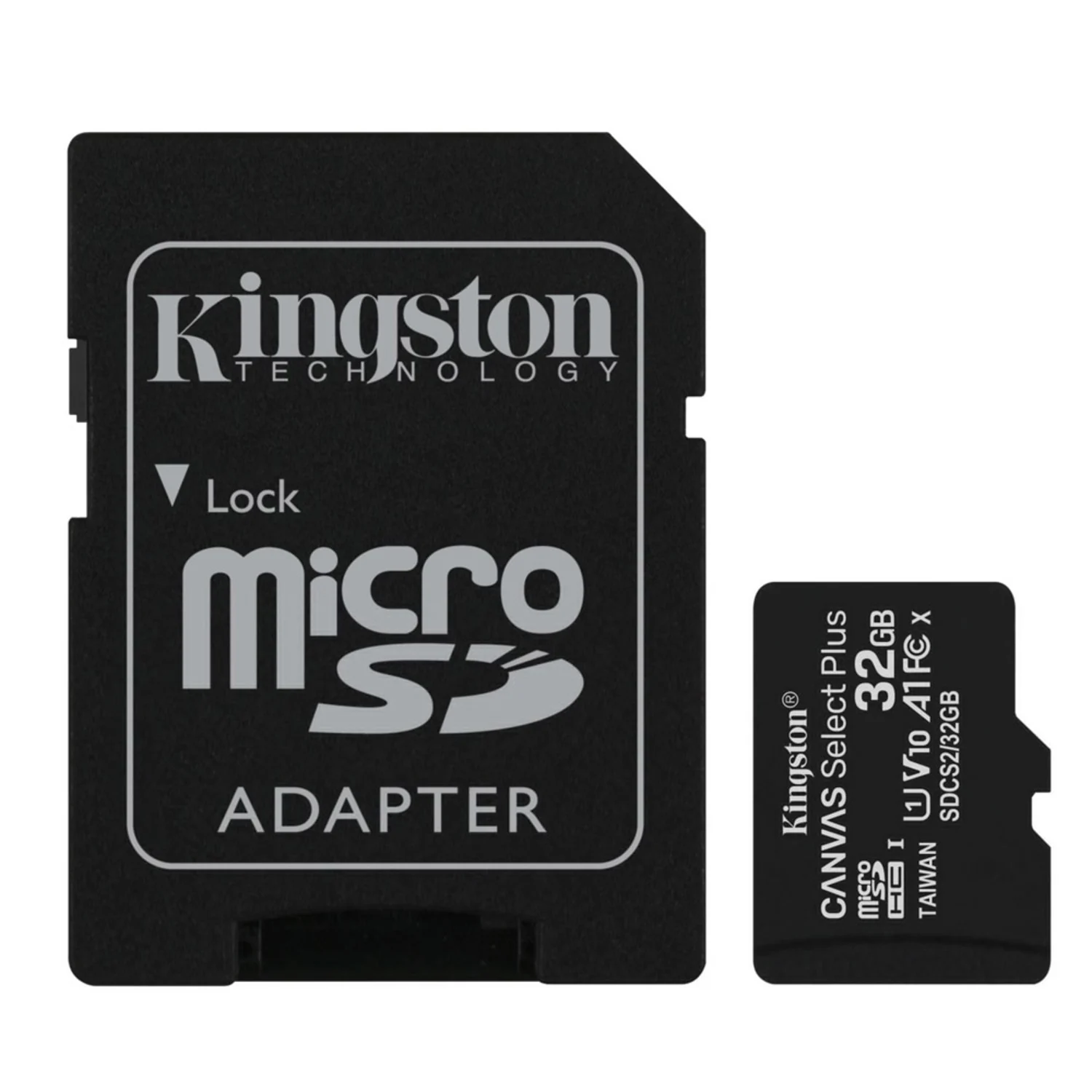 Cartão de memória micro SD Kingston C10 32GB / 100MBS - (SDCS2/32GB)