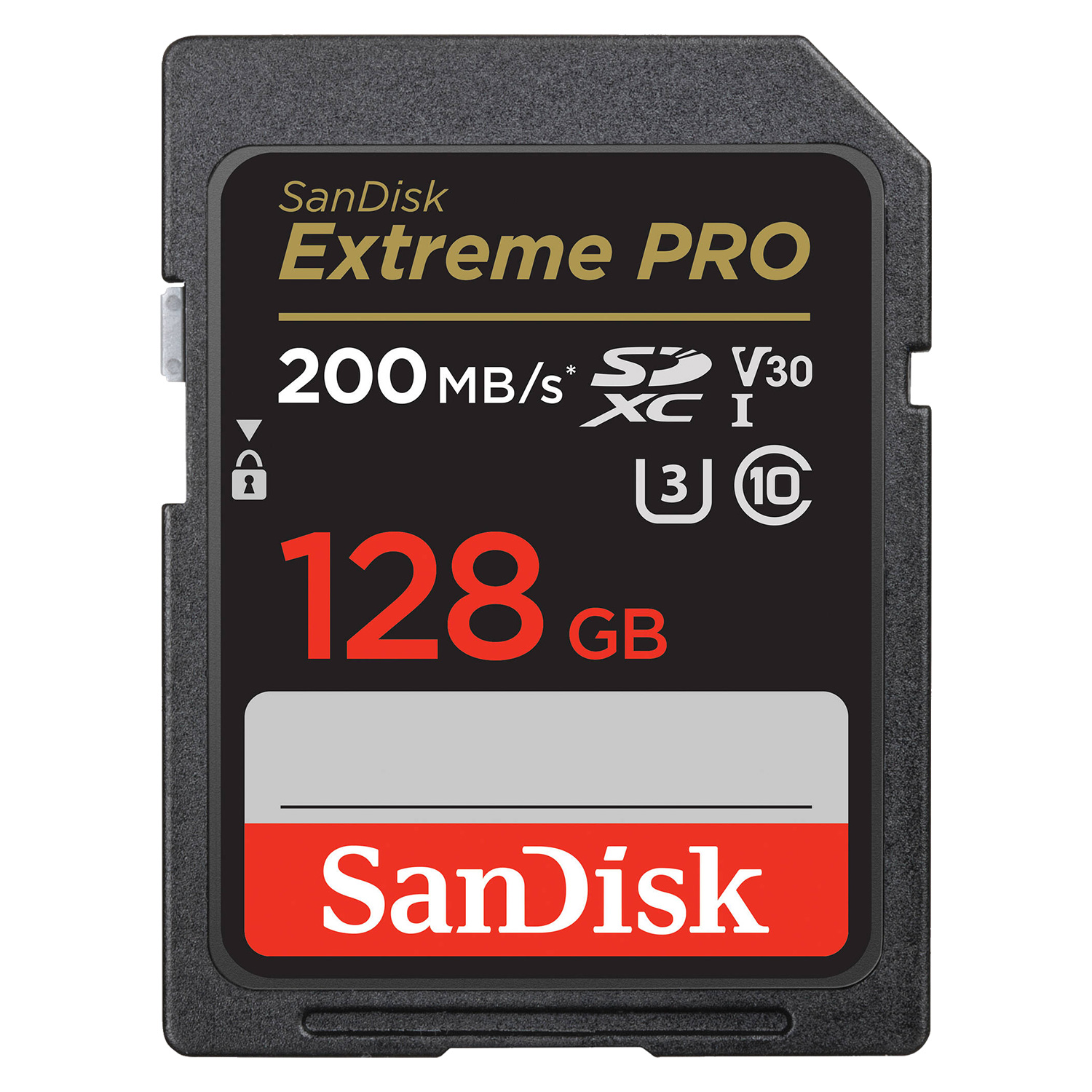 Cartão de Memória Sandisk Extreme Pro 128GB / U3 / 200MBs - SDSDXXD-128G-GN4IN