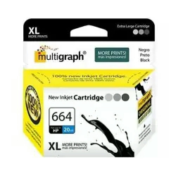 Cartucho Multigraph 664XL F6V31AL para impressoras HP - preto