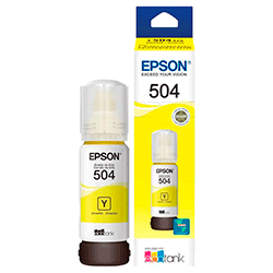 Refil de Tinta Epson T504 220 / L4260 - Amarelo