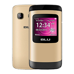 Celular Blu Zoey Z170L 3G Dual SIM/ 64MB/ 124MB/ Tela 1.8" - Dourado