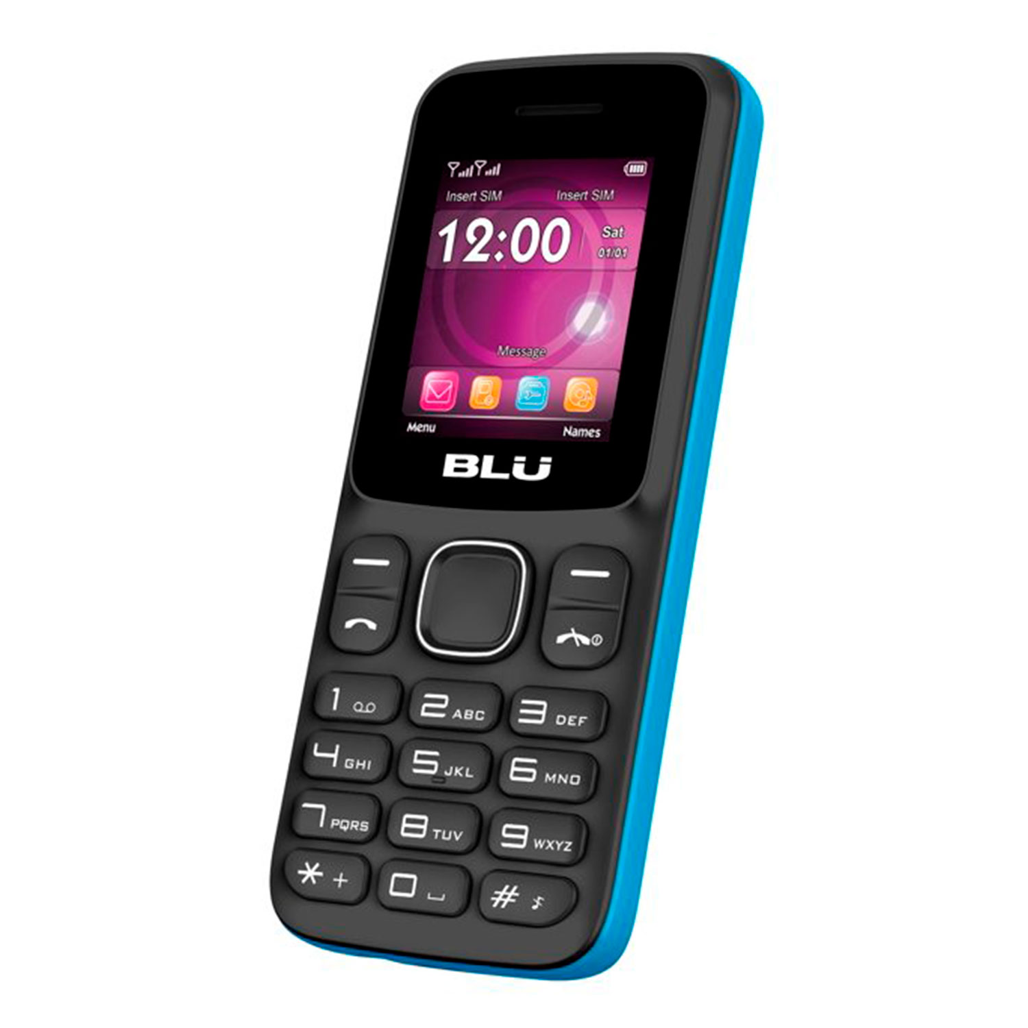Celular Blu Z4 Z194 2G Dual SIM 32MB 32MB RAM Tela 1.8" -  Vermelho