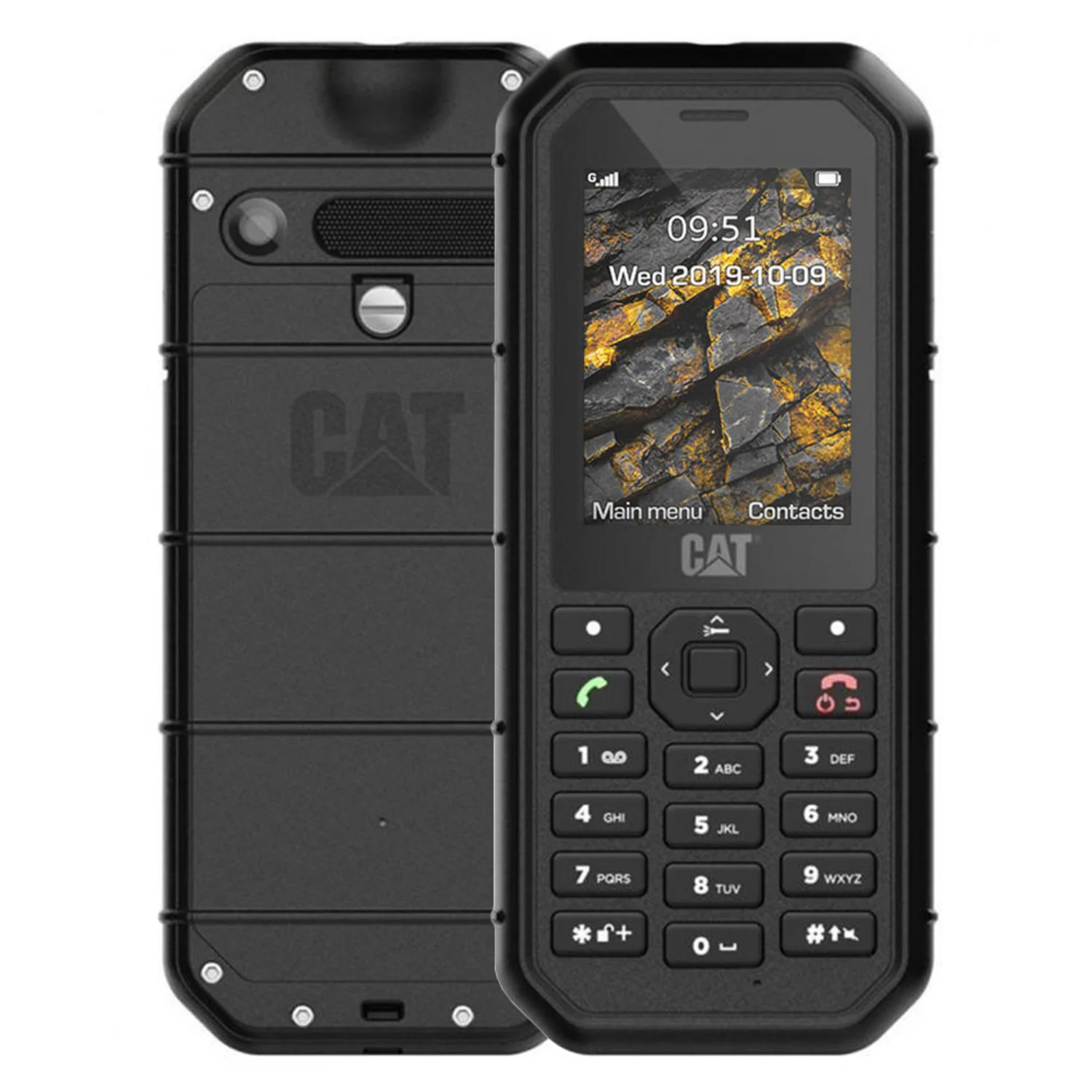 Celular Caterpillar B26 2G 8MB Dual SIM Tela 2.4" - Preto