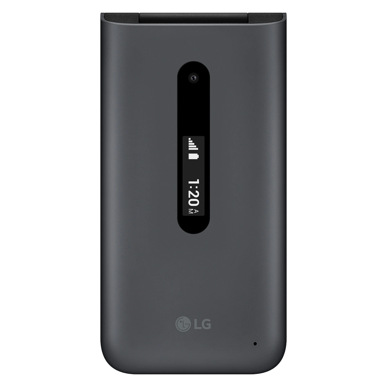 Celular LG Folder 2 LM-Y120S 8GB 1GB RAM Tela 2.8" - Preto Cinza (Réplica)
