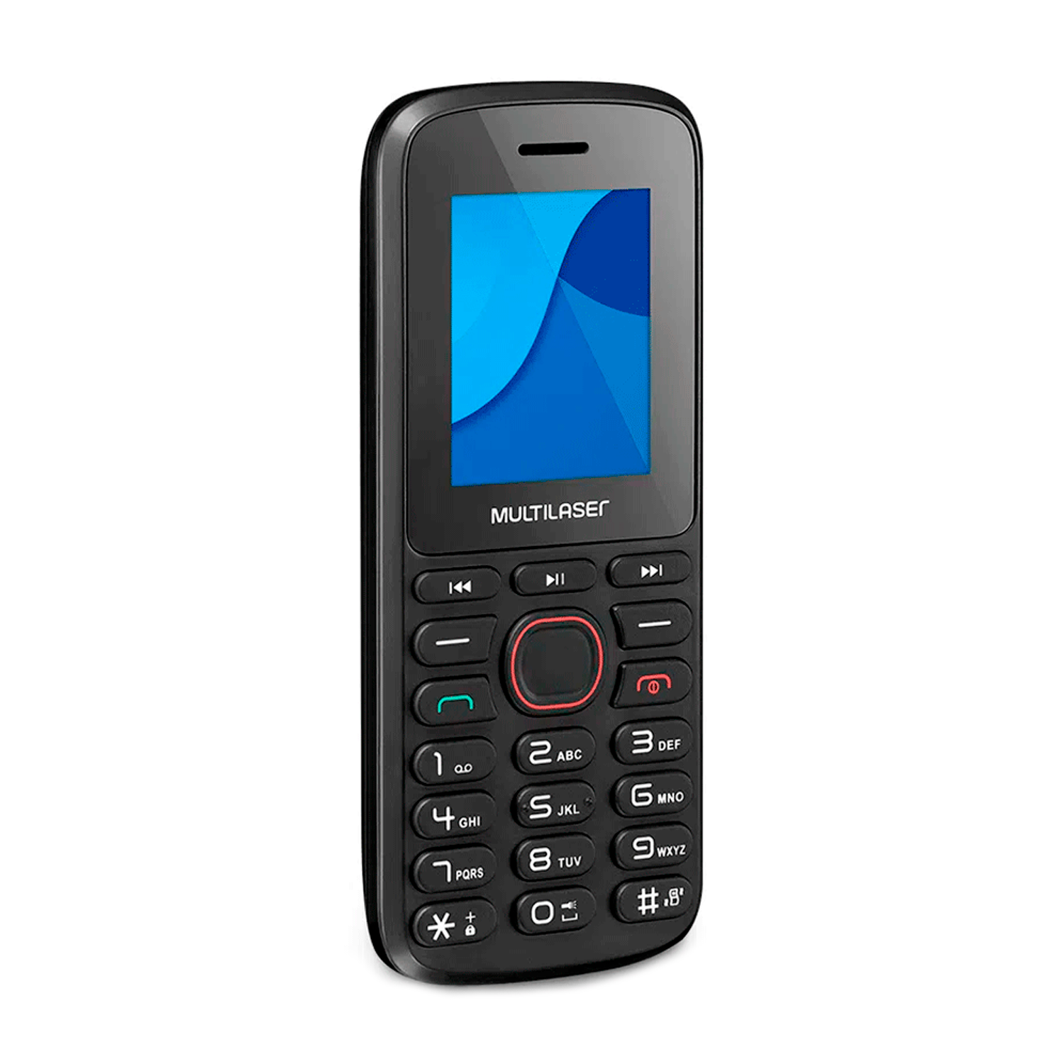 Celular Multilaser UP Play 3G P9134 Dual SIM Tela 1.8" - Preto (Anatel)