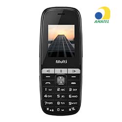 Celular Multilaser UP Play P9076 32GB / 1GB RAM / Dual Sim / Tela 1.8" - Preto (Anatel)