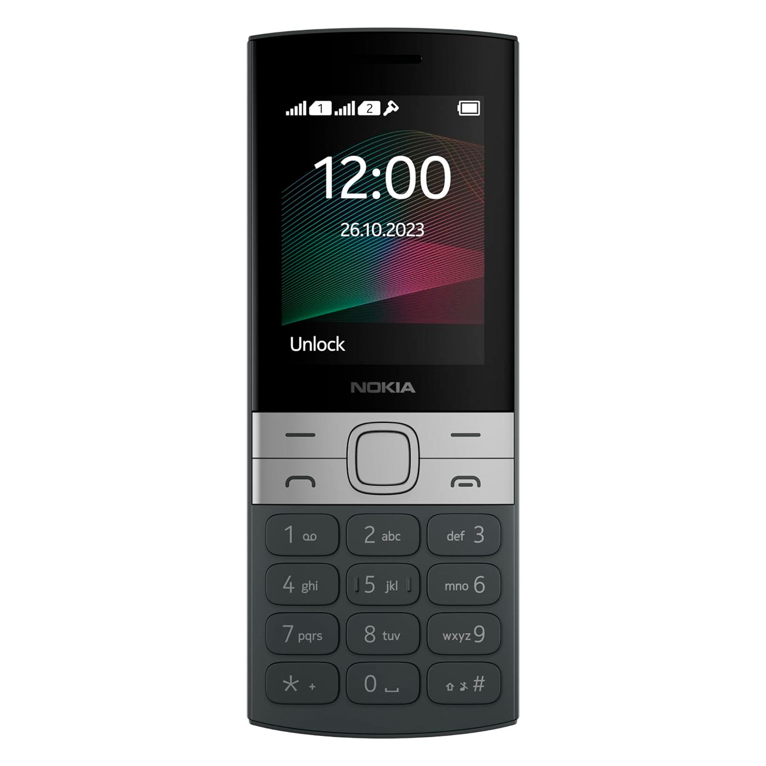 Celular Nokia 150 2G TA-1582 Dual SIM Tela 2.4" - Preto