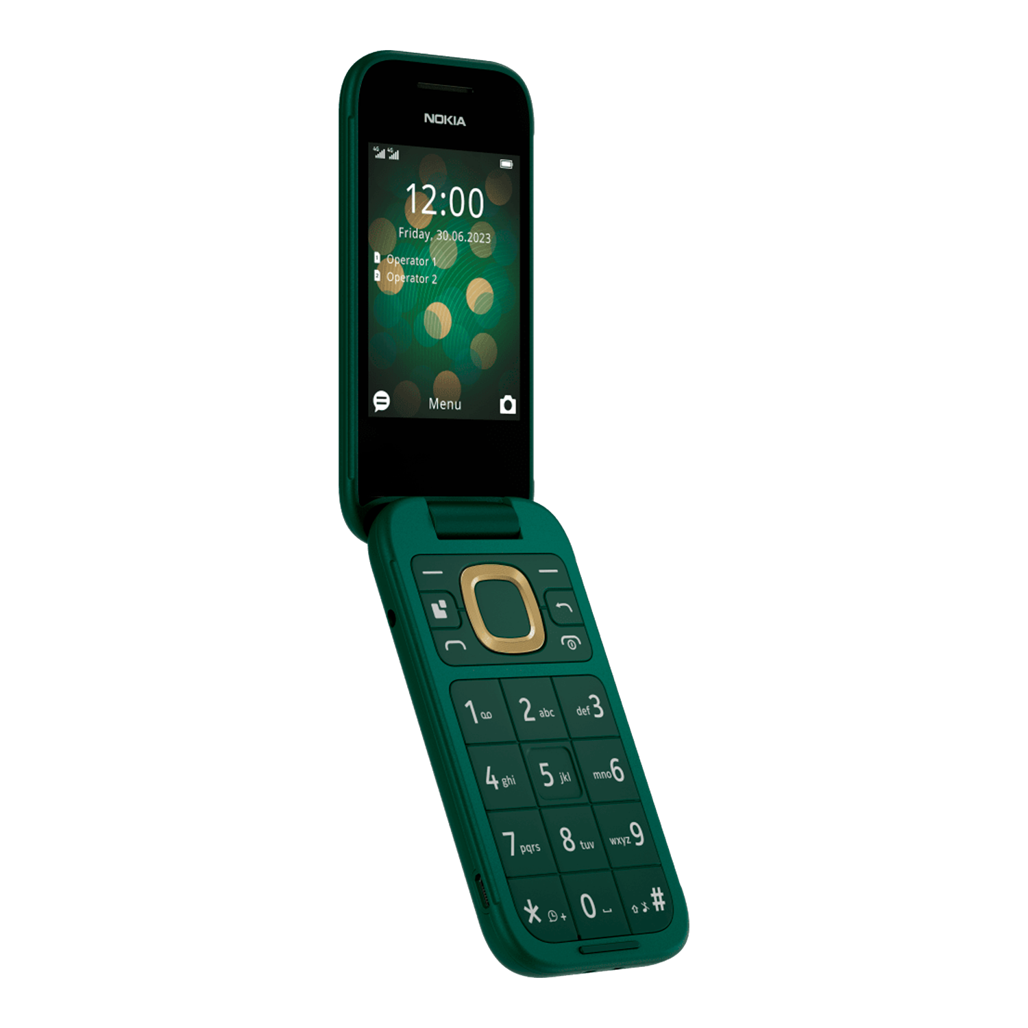Celular Nokia Fip 2660 4G TA-1474 Dual SIM Tela 2.8" - Verde