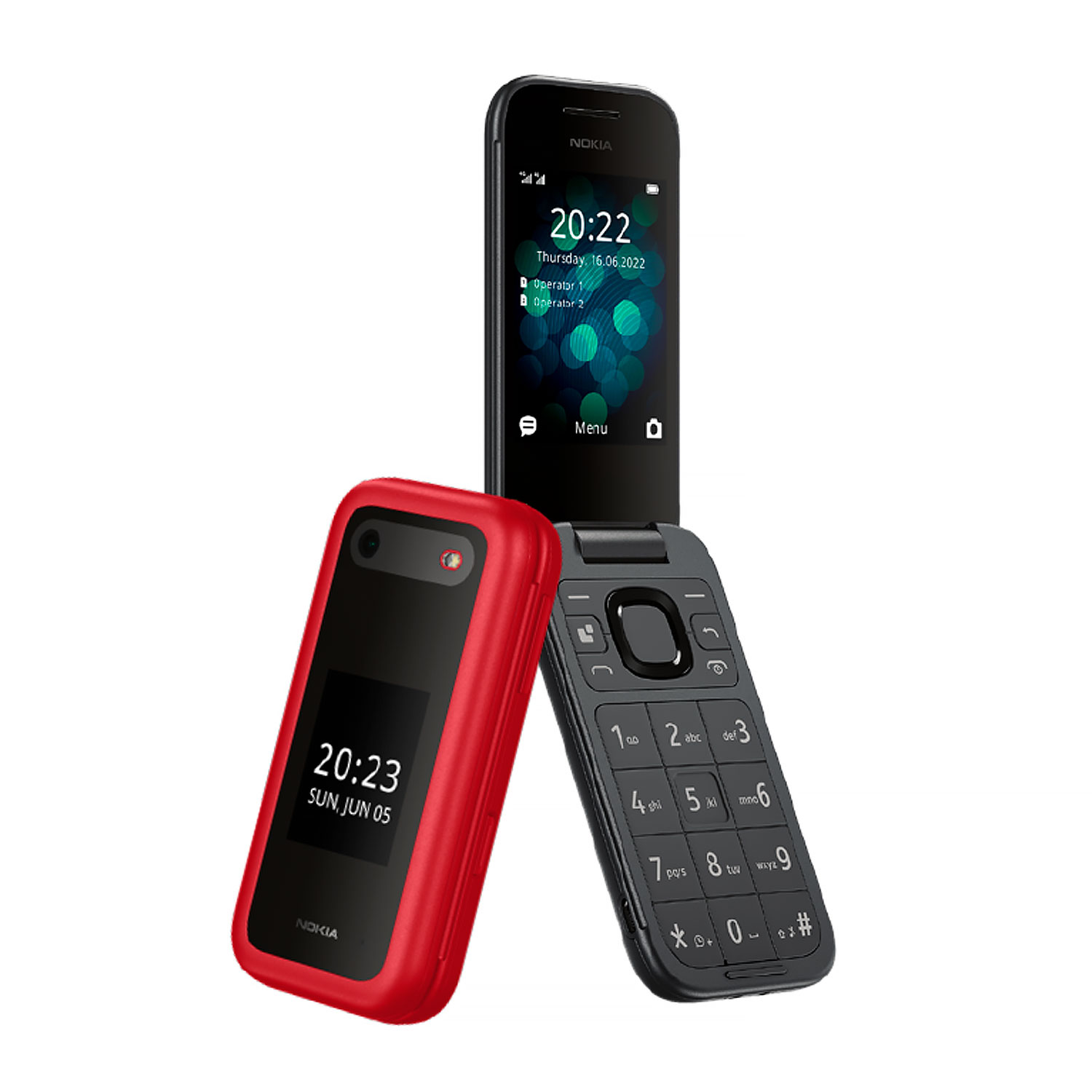 Celular Nokia Flip 2660 4G TA-1474 Dual SIM Tela 2.8" - Vermelho