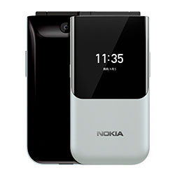 Celular Nokia Flip 2720 2G 4 Banda TA-1170 / Tela 2.8" / Dual SIM - Cinza 
