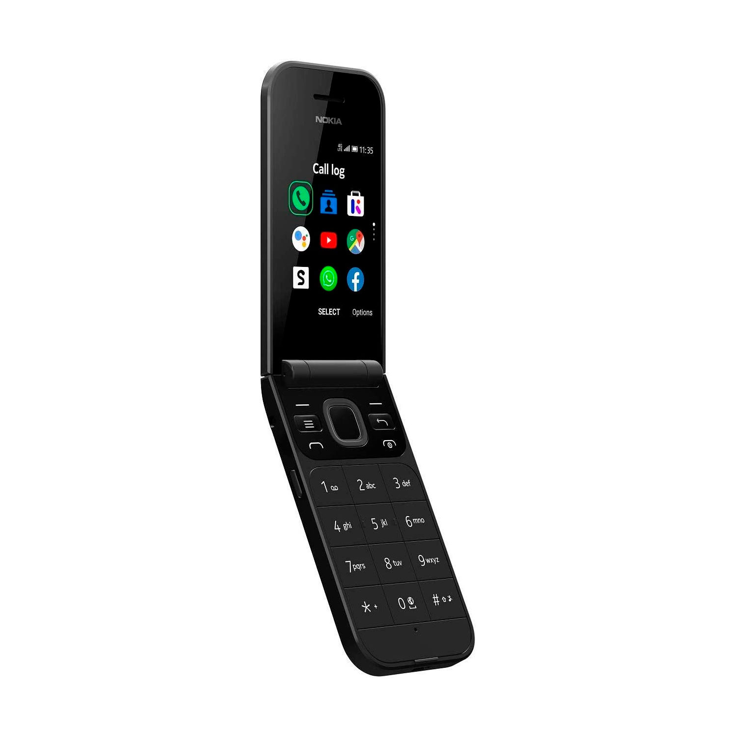 Celular Nokia Flip 2720 2G TA-1170 Dual SIM Tela 2.8" - Preto