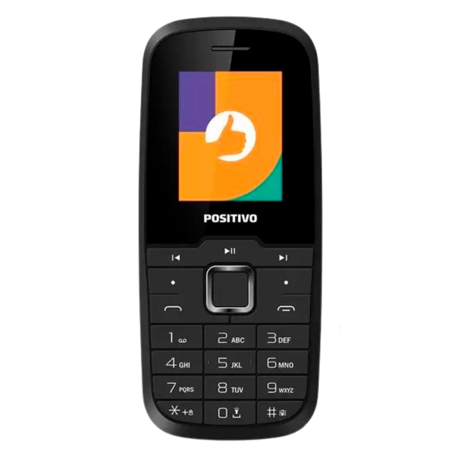 Celular Positivo P26 Dual SIM Tela 1.8" - Preto