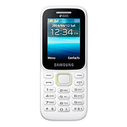 Celular Samsung B310E 2G / Dual SIM / Tela 2.0" - Branco 
