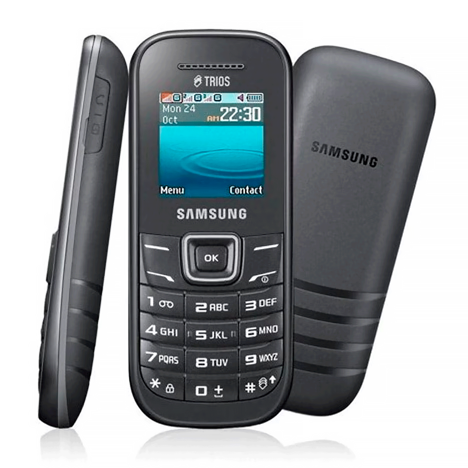 Celular Samsung E1205 / Single SIM / 2G / Tela 1.52" - Preto