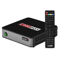 Receptor Cinebox Supremo S SKS / IPTV / IKS / CS / Wifi / VOD / Full HD - Preto