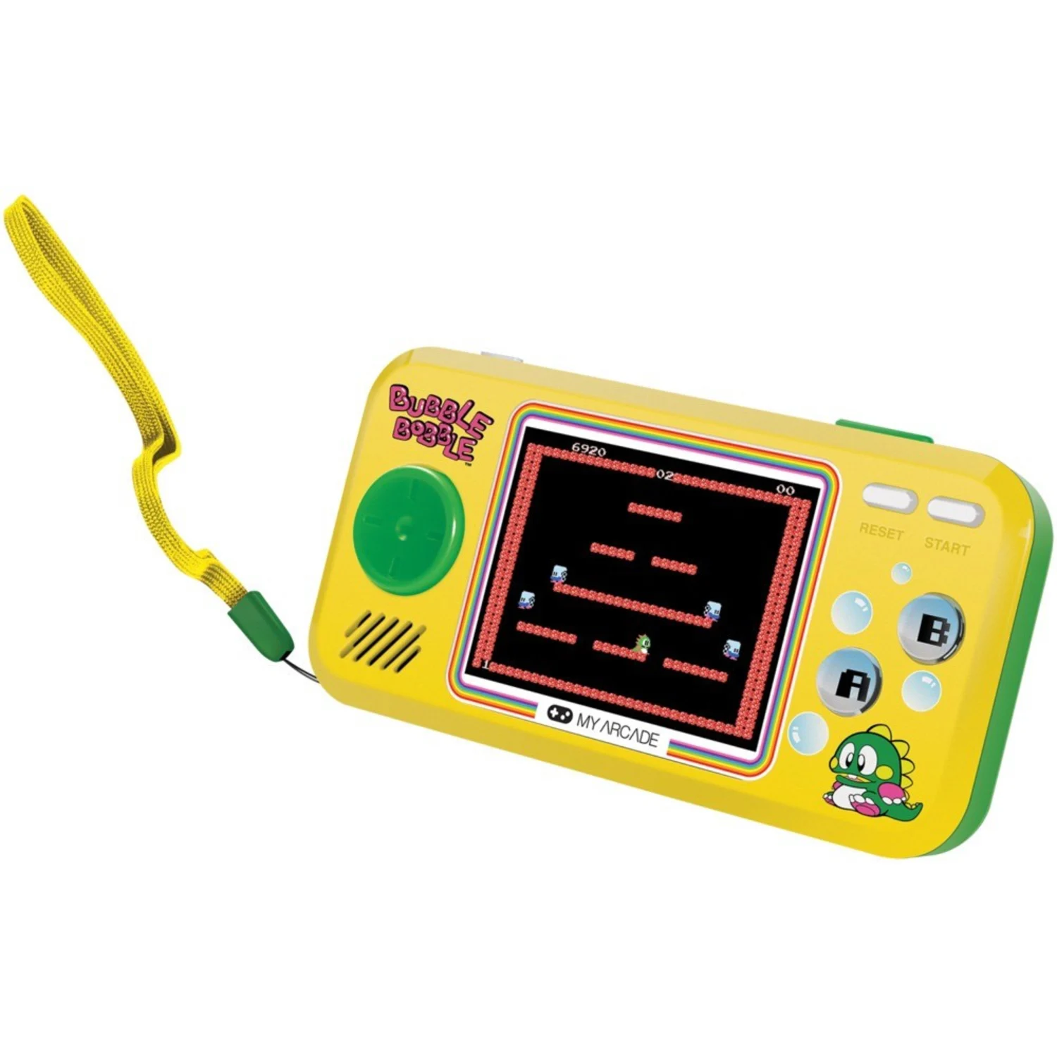 Console Bubble Bobble Pocket Player - Amarelo (DGUNL-3248)