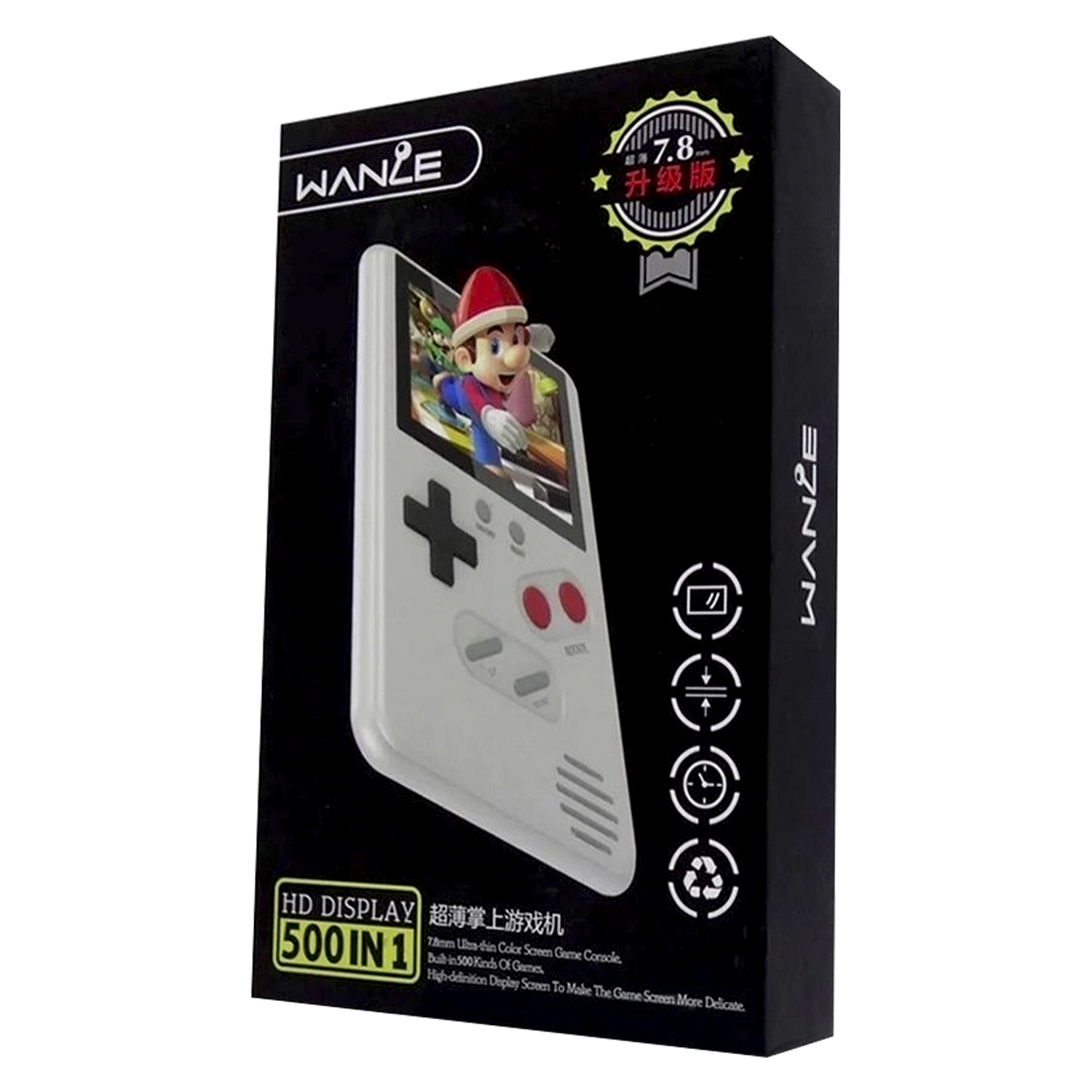 Console Game Boy Wanle Sup Slim 500 Jogos en 1 - Branco