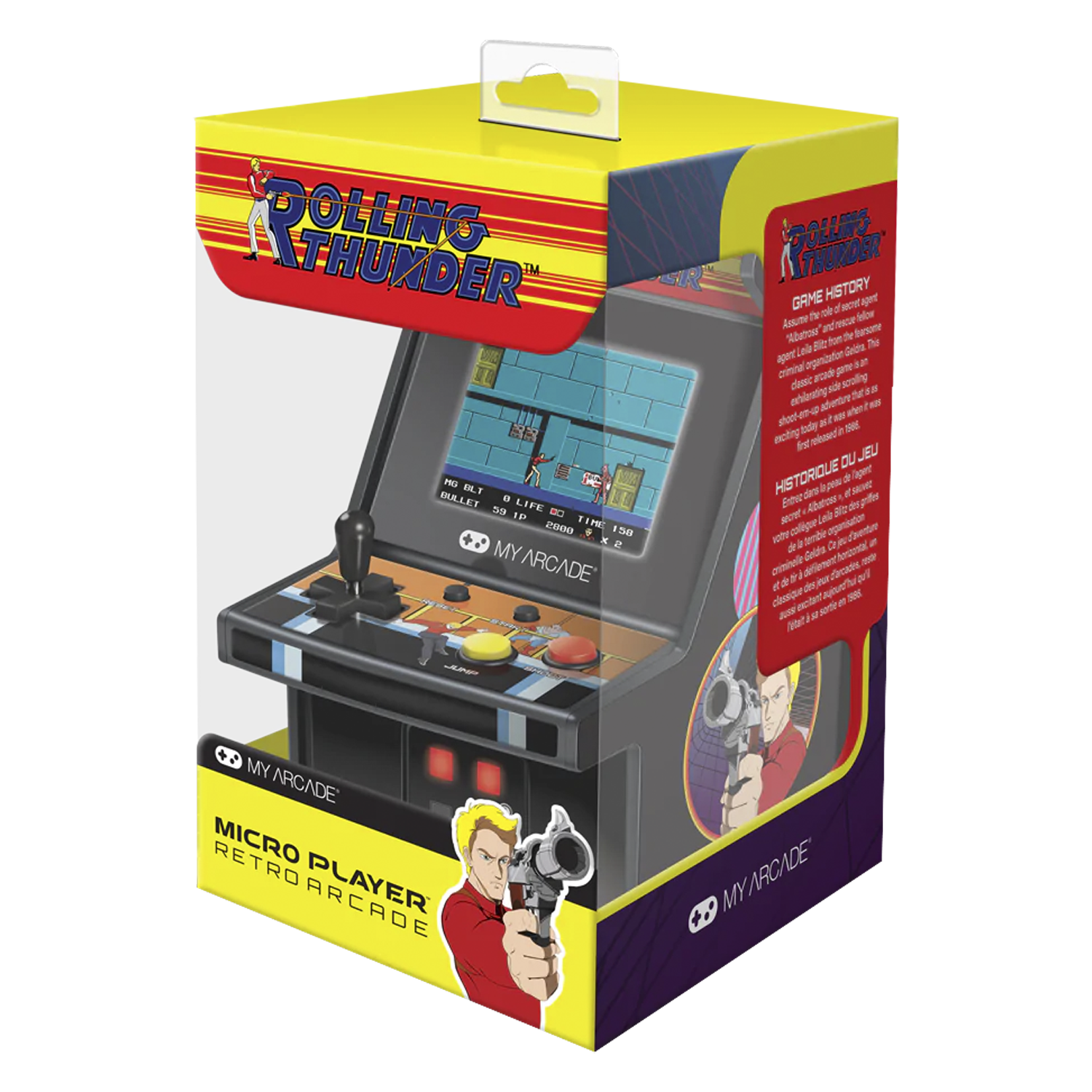 Console Game My Arcade Rolling Thunder Micro Player (DGUNL-3225)