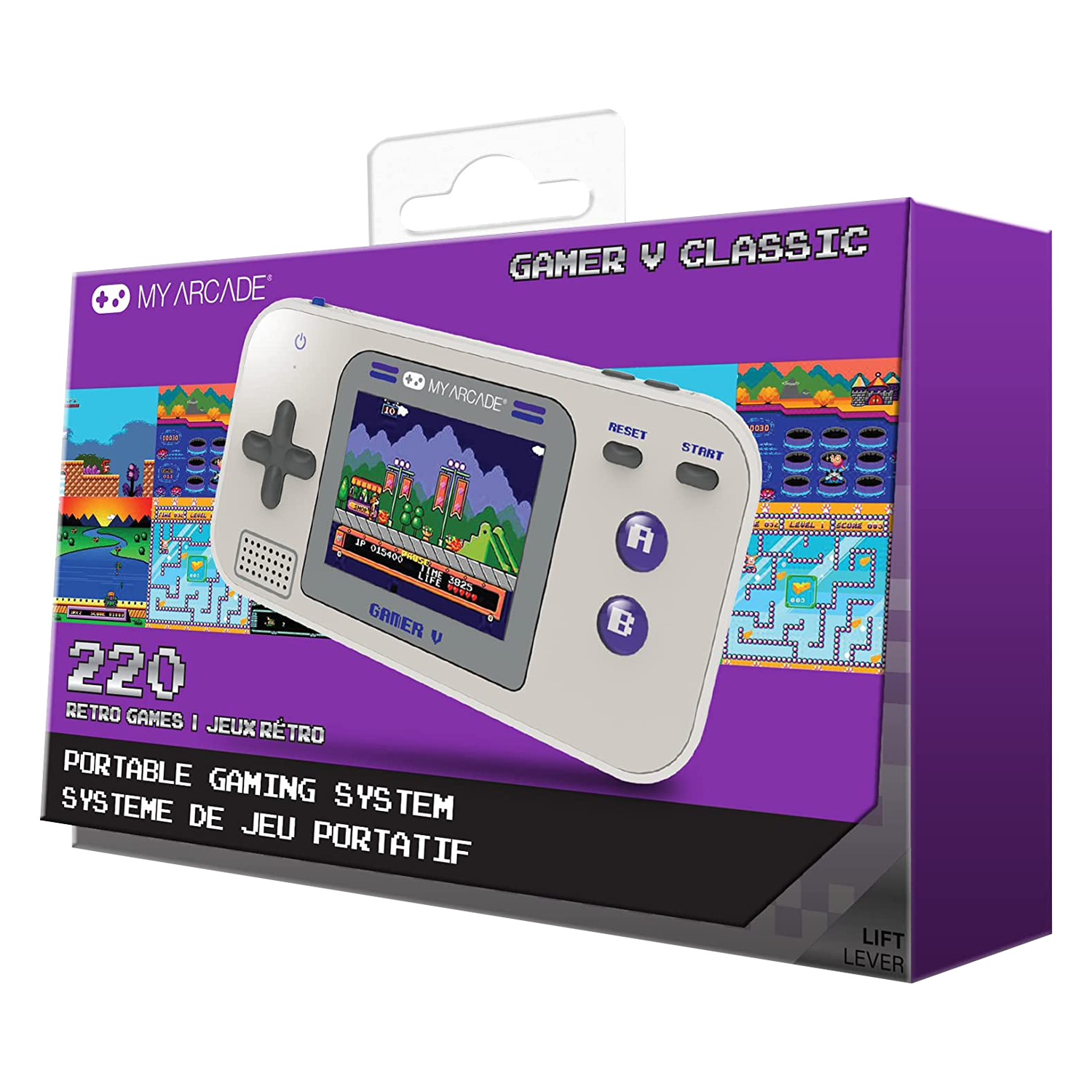Console My Arcade Game V Classic - Cinza e Roxo (DGUN-3920)