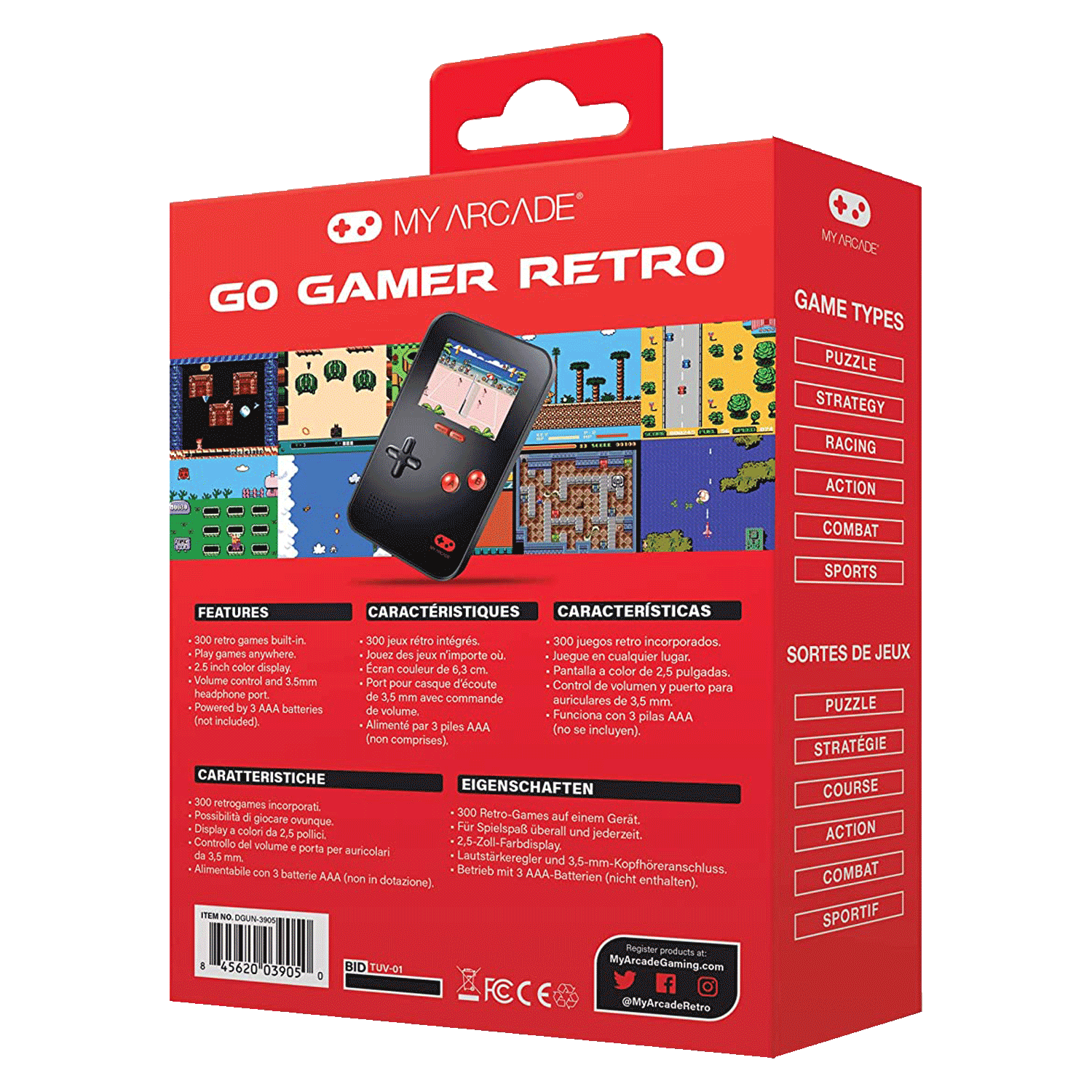 Console My Arcade Go Gamer Retro - Preto (DGUN-3905)