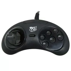 Controle Play Game Sega Saturno USB - Preto