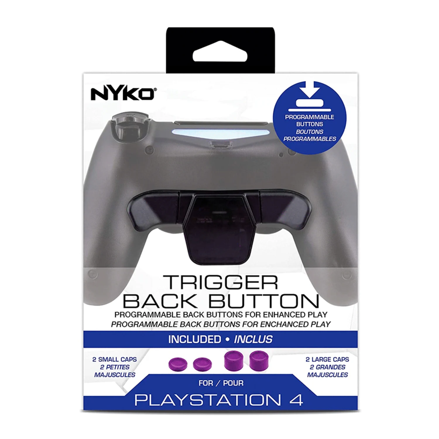 Botão Traseiro Nyko para Controle Dualshock PS4 - Preto (83258)