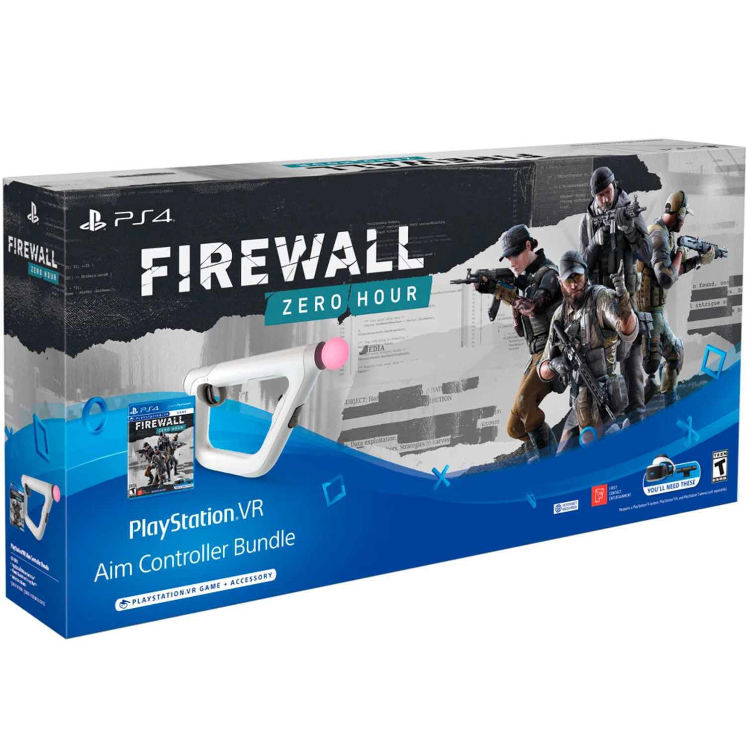 Controle Aim VR + Jogo Firewall Zero para PS4