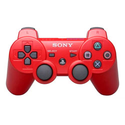 Controle DualShock 3 Sem Fio para PS3 - Vermelho