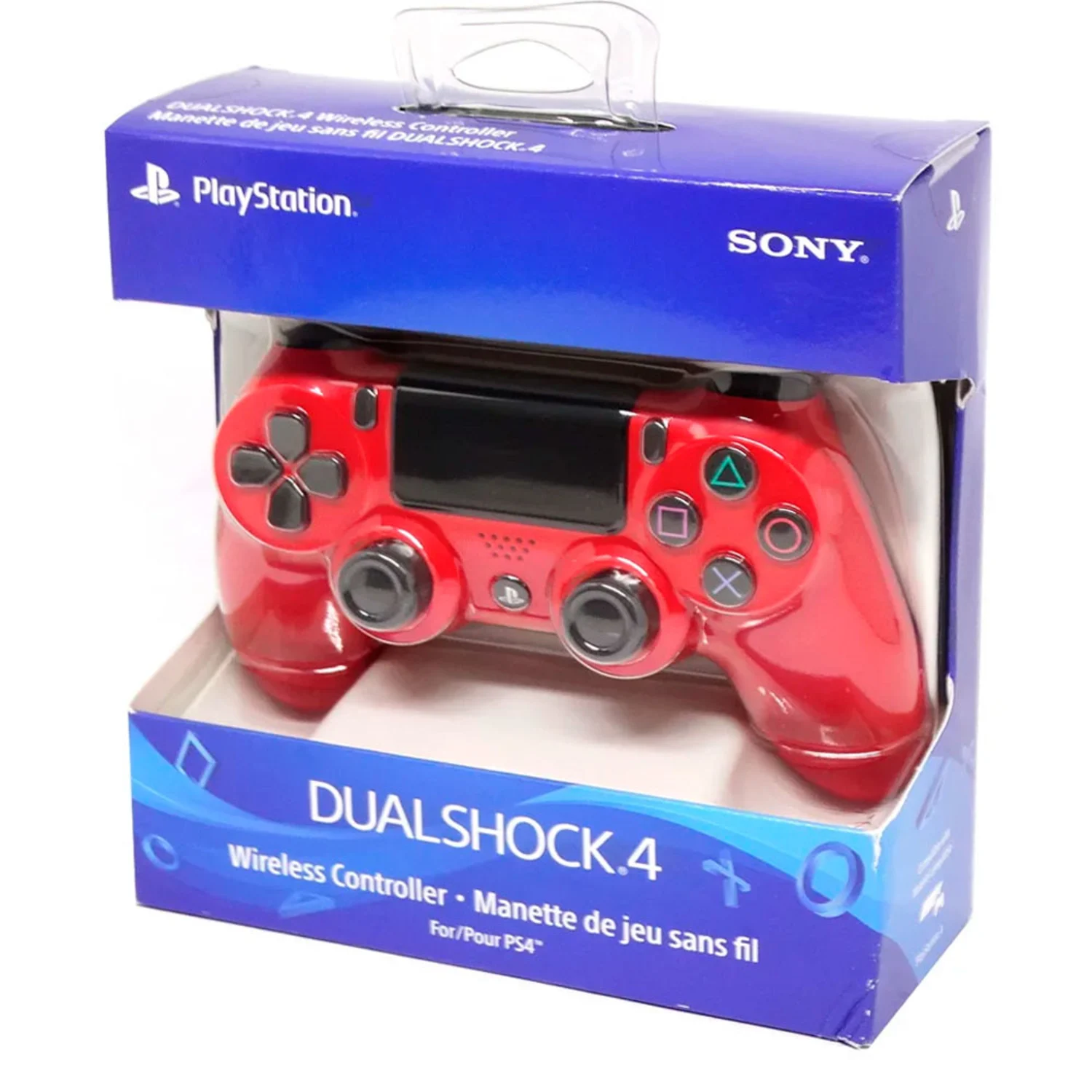 Controle Dualshock 4 para PS4 - Vermelho JET