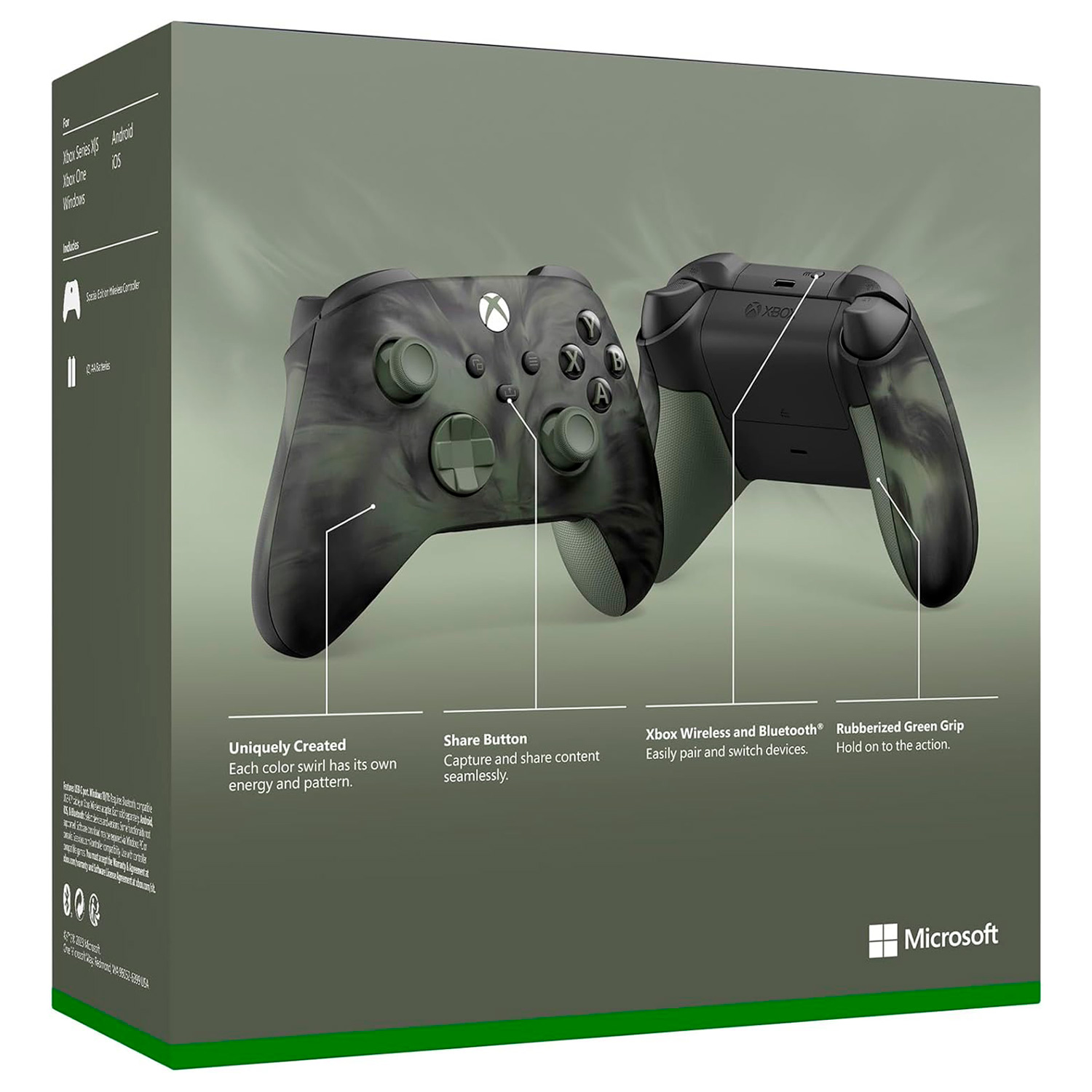 Controle Microsoft Nocturnal Vapour Special Edition QAU-00104 Sem Fio para Xbox Series X