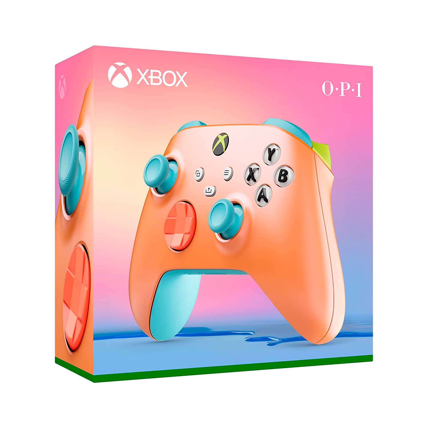 Controle Microsoft Sunkissed Vibes OPI para Xbox Series X/S