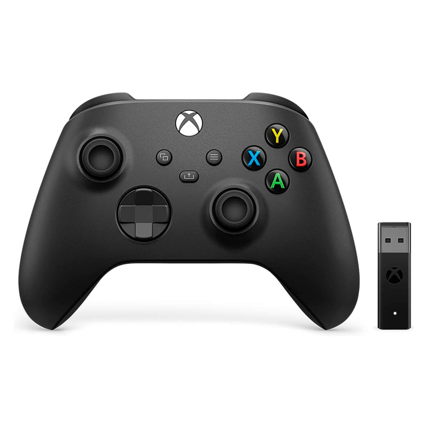 Controle Microsoft Xbox Series + Adaptador Wireless para PC   - Preto