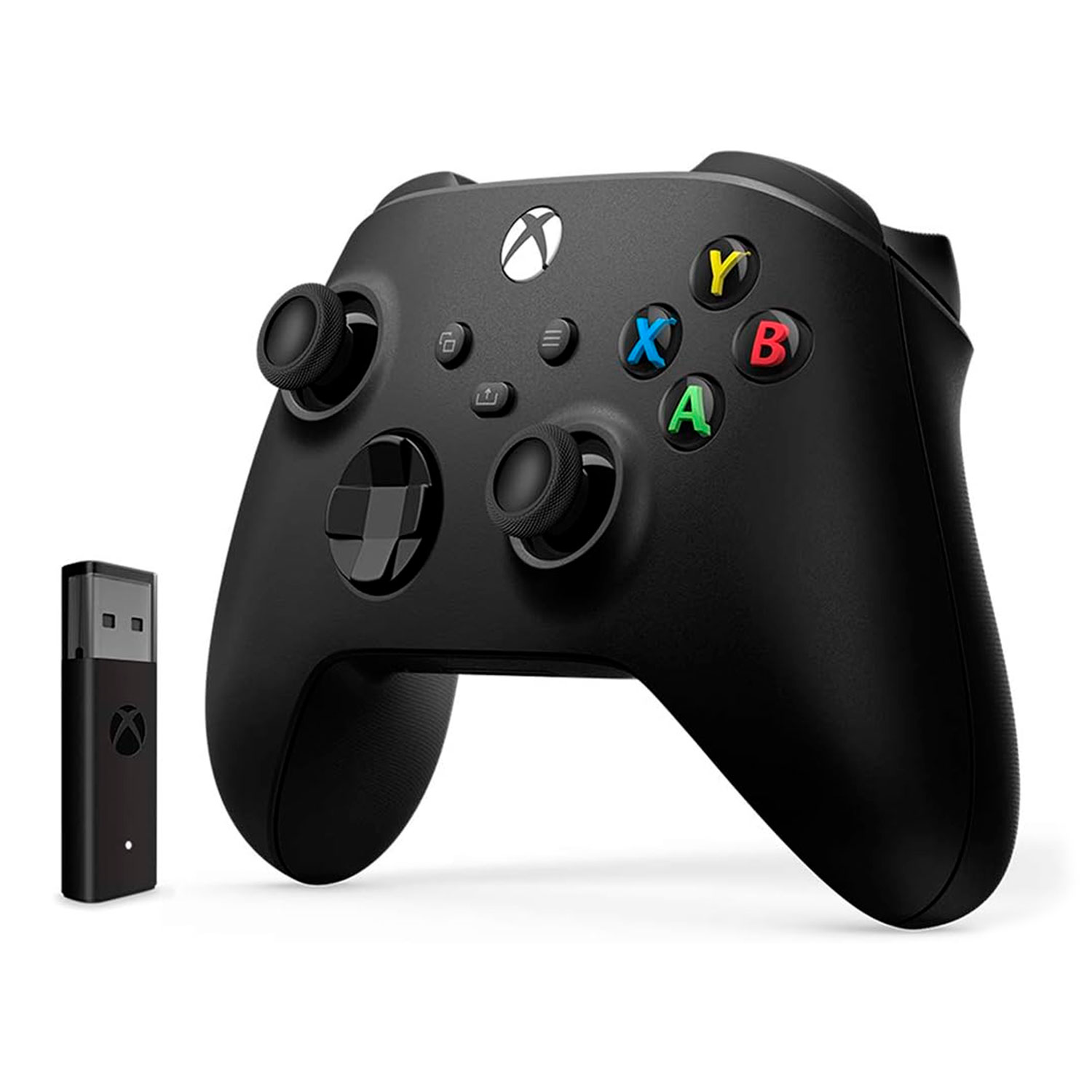 Controle Microsoft Xbox Series + Adaptador Wireless para PC   - Preto