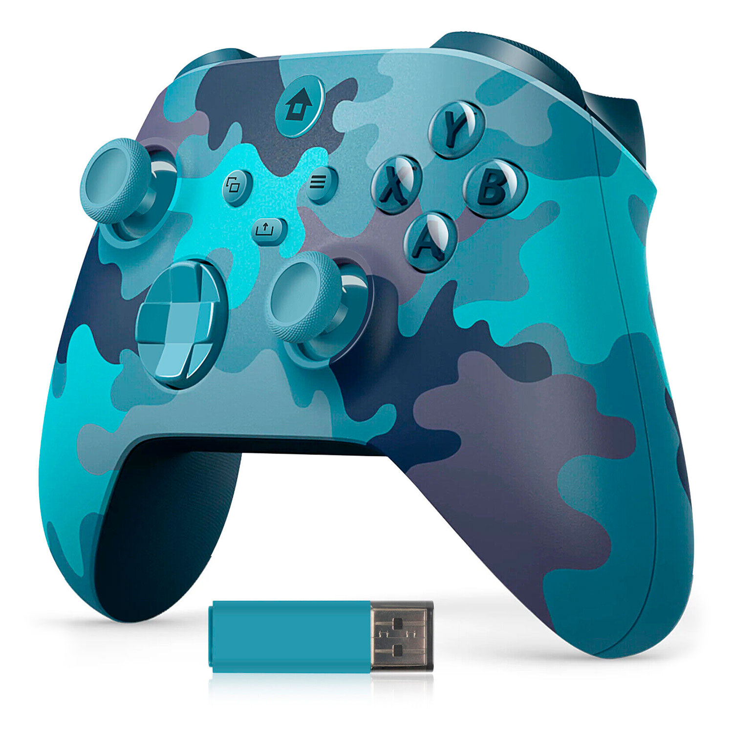 Controle Mineral Camo Sem Fio para Xbox Series - Azul