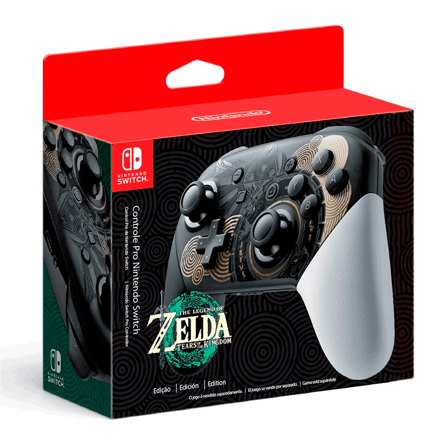 Controle Nintendo Pro The Legend of Zelda: Tears of the Kingdom Edition para Nintendo Switch (HAC-A-FSSKU)